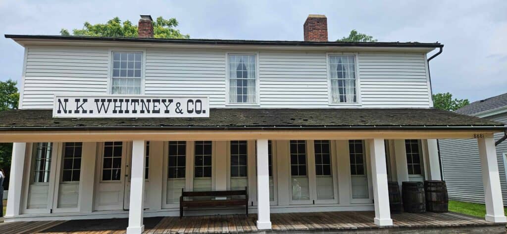 The Newel K. Whitney Store in Kirtland, Ohio